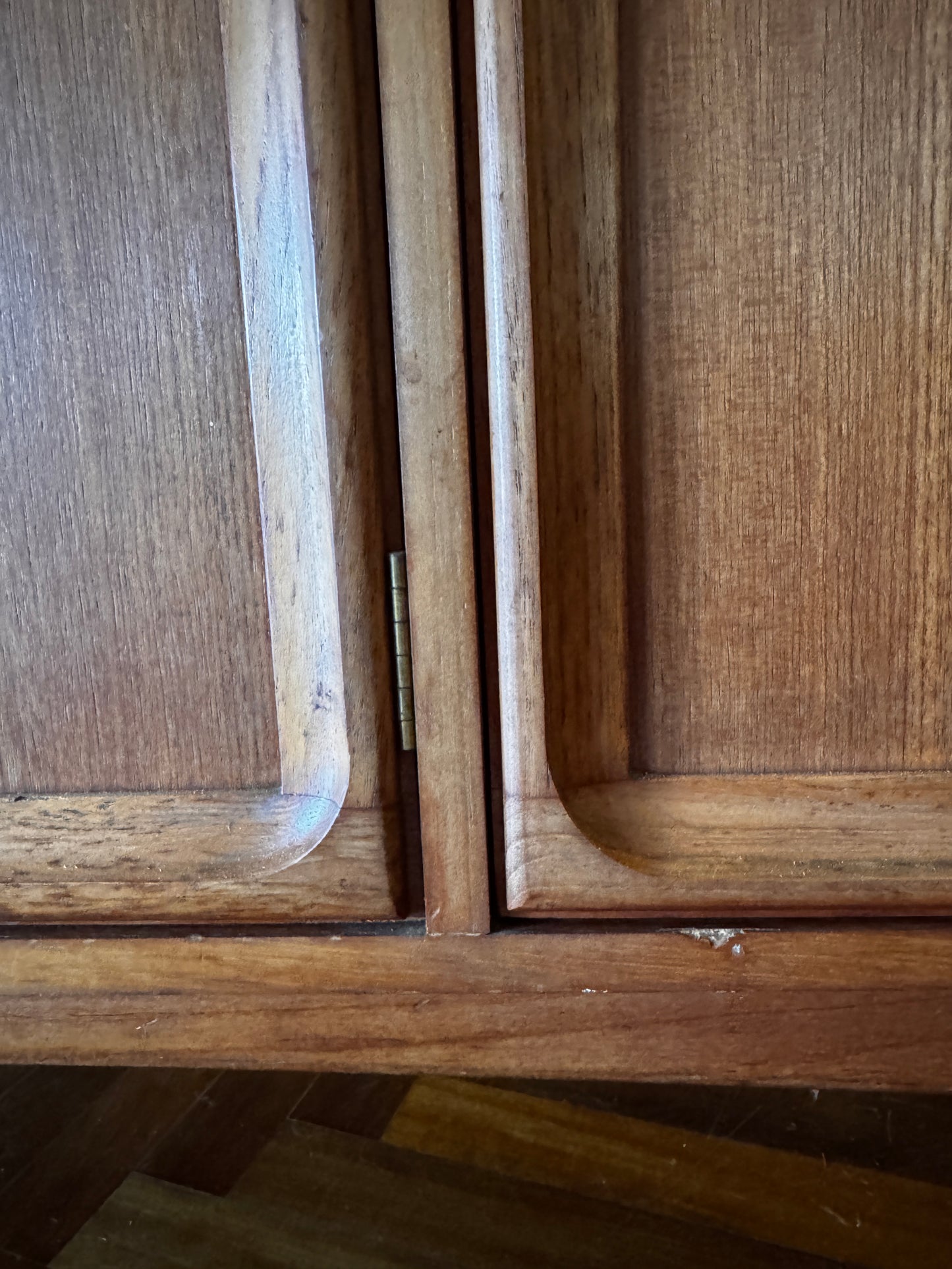 1970s Parker square handle sideboard