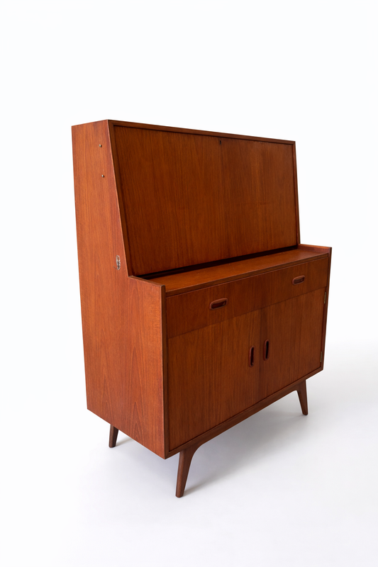 Noblett Mid-Century Teak Bureau Desk