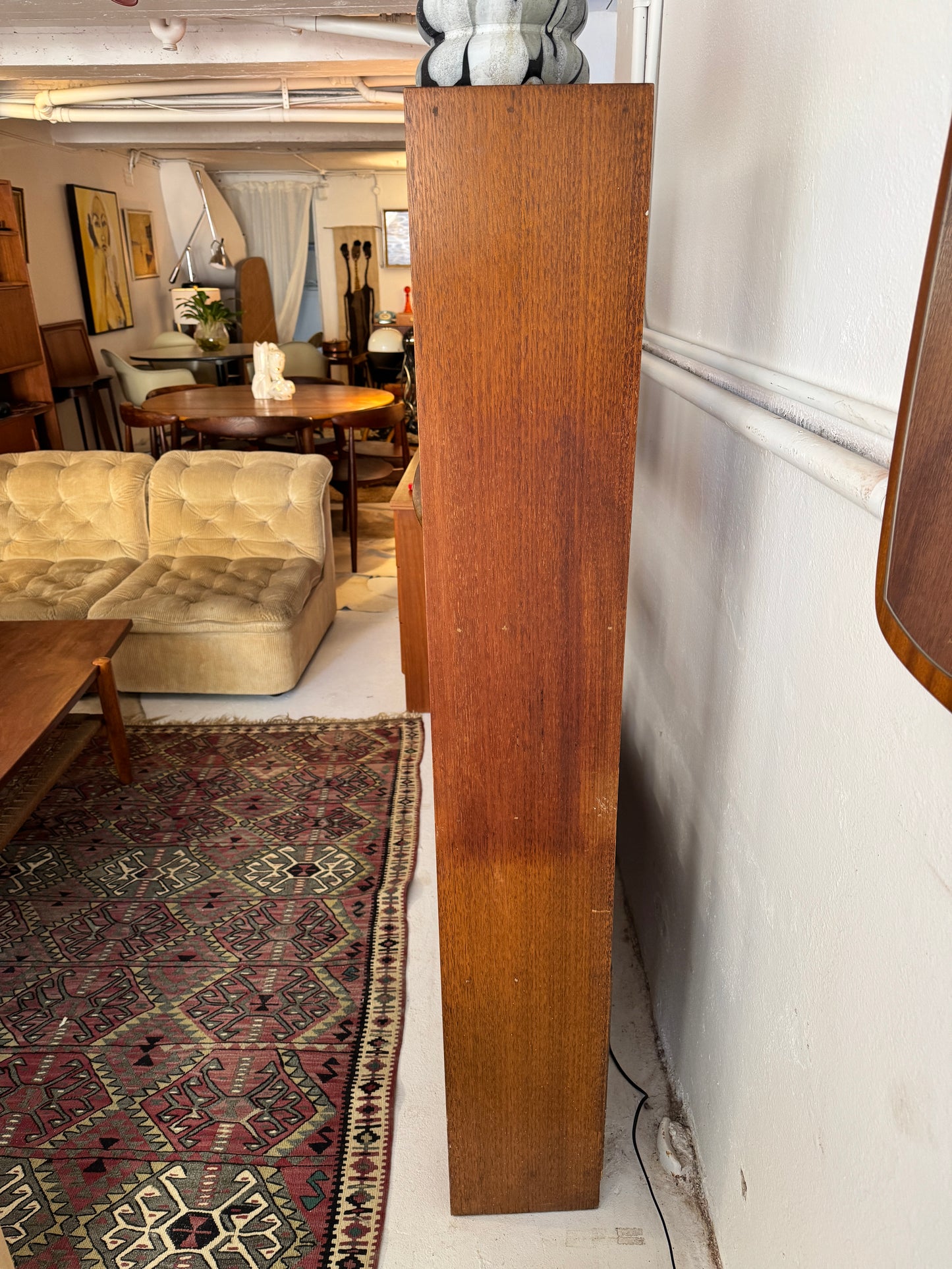 Australian Mid Century Solid Teak Bookcase with storage