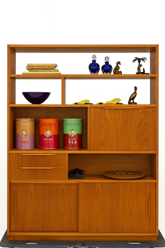 Macrob Furniture bookcase/cocktail cabinet