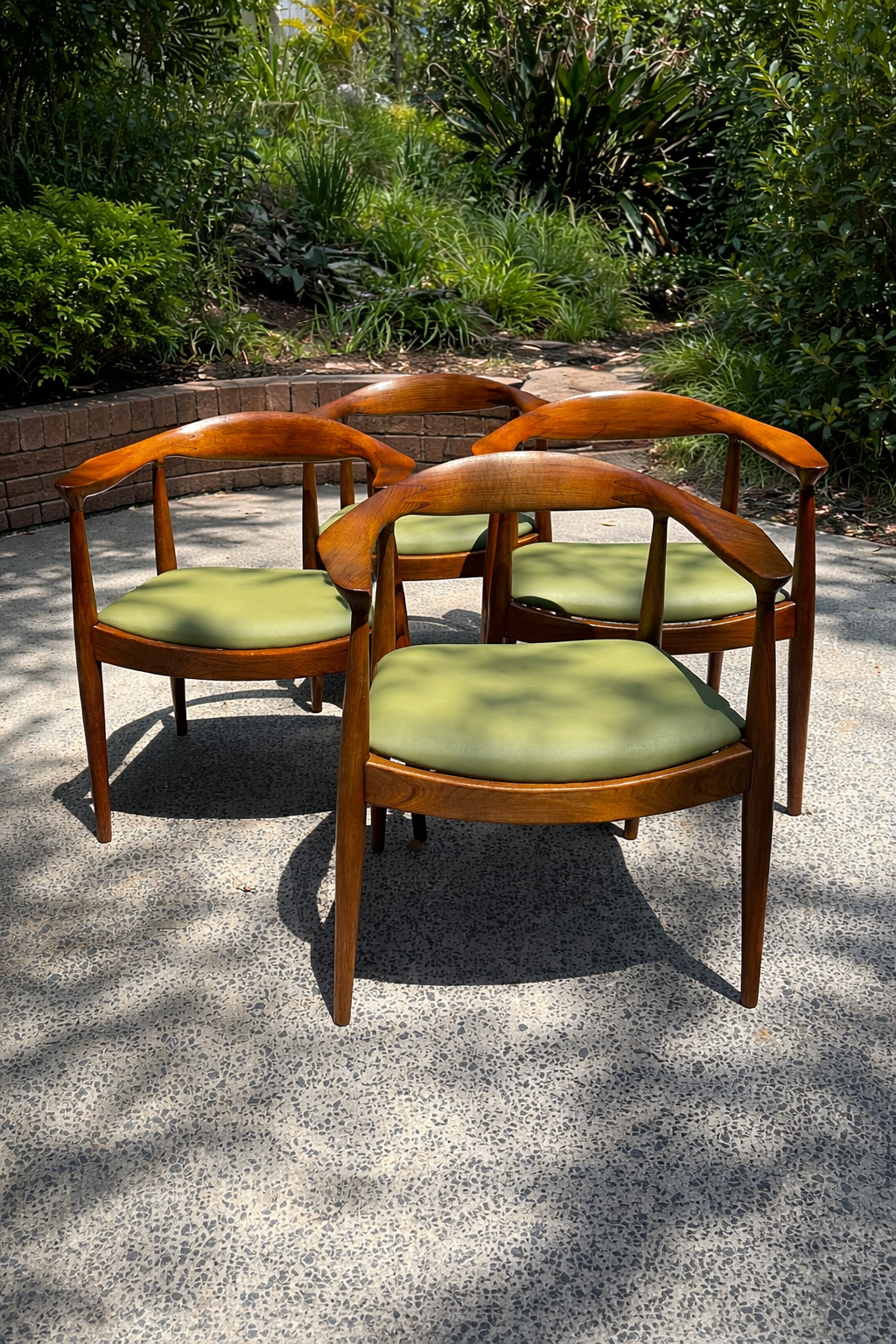 Set of 4 Danish Deluxe “Denmark” Dining Chairs – Australian Made, c.1960s