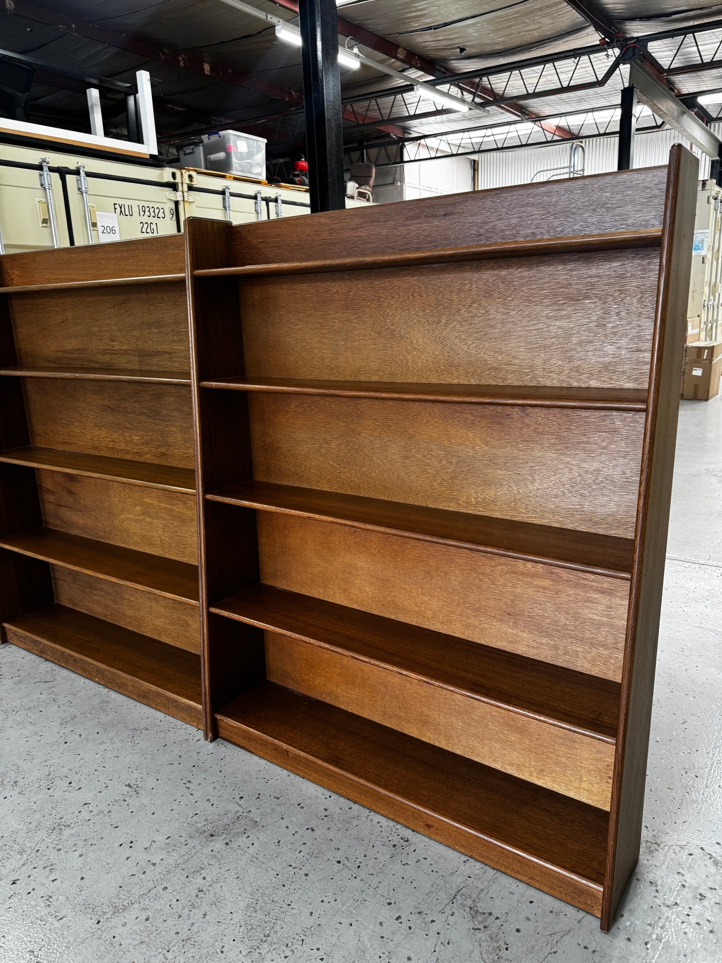 Solid Tasmanian Oak Library Bays