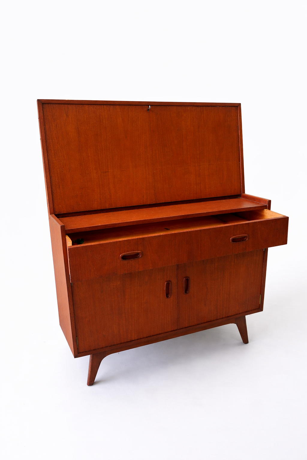 Noblett Mid-Century Teak Bureau Desk