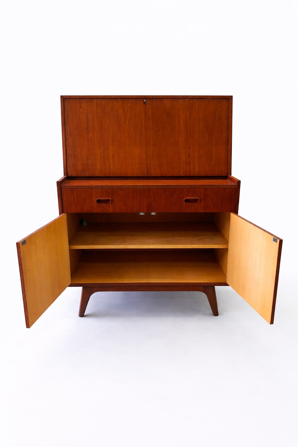 Noblett Mid-Century Teak Bureau Desk