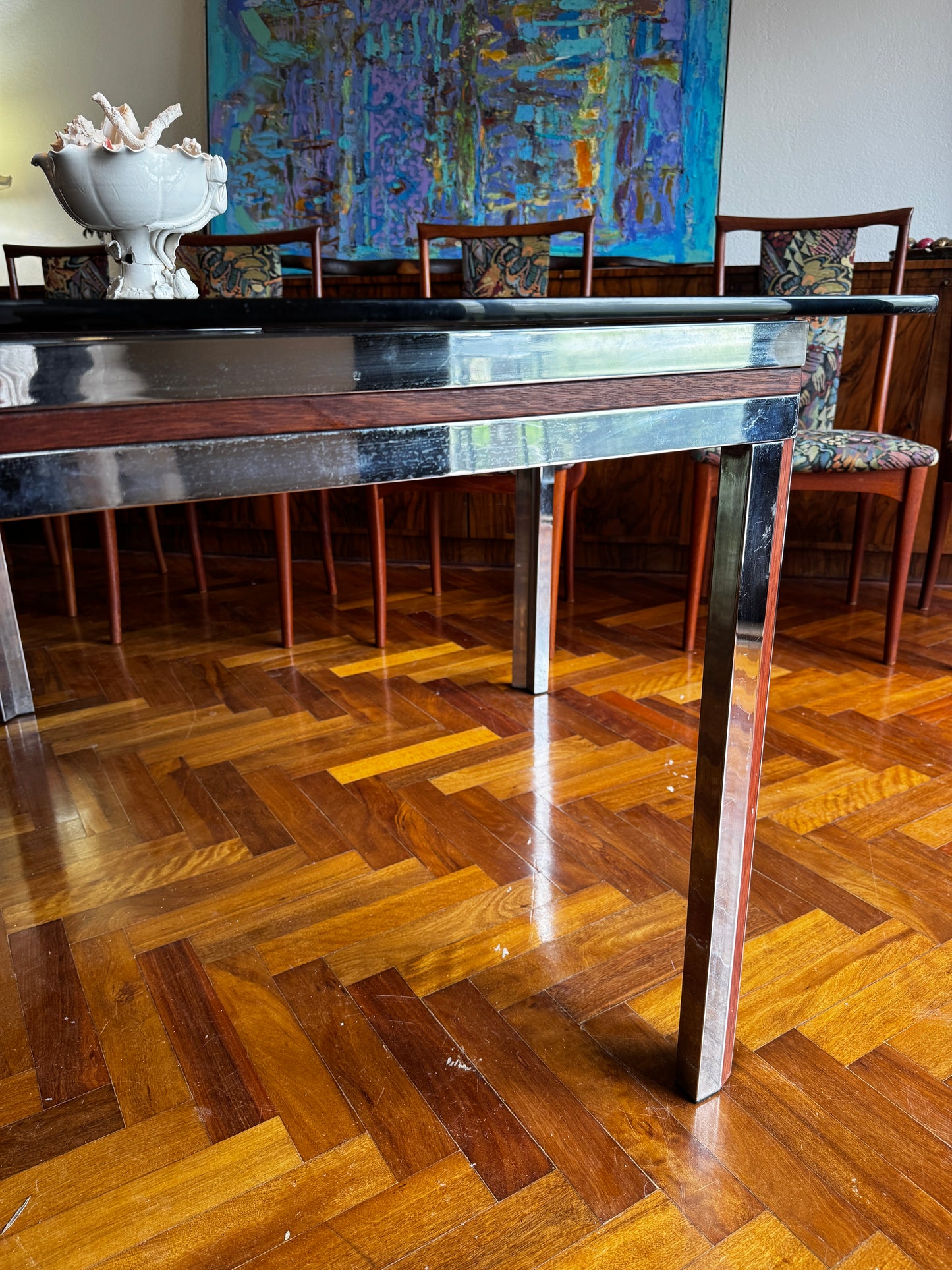 Wallace Furniture, Modernist dining table, 1960-1970
