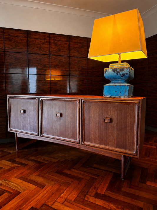 1970s Parker square handle sideboard