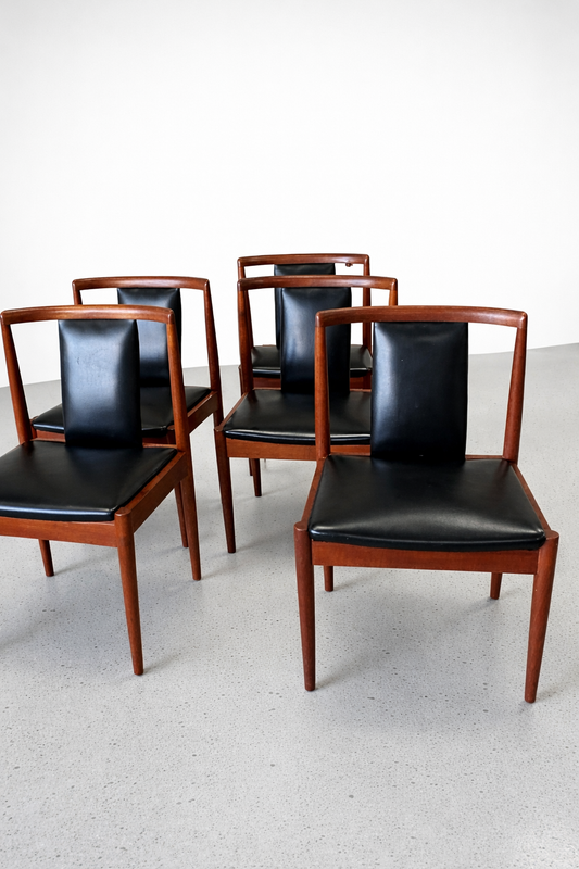 Set of 8 Parker T Back Model 88 dining chairs