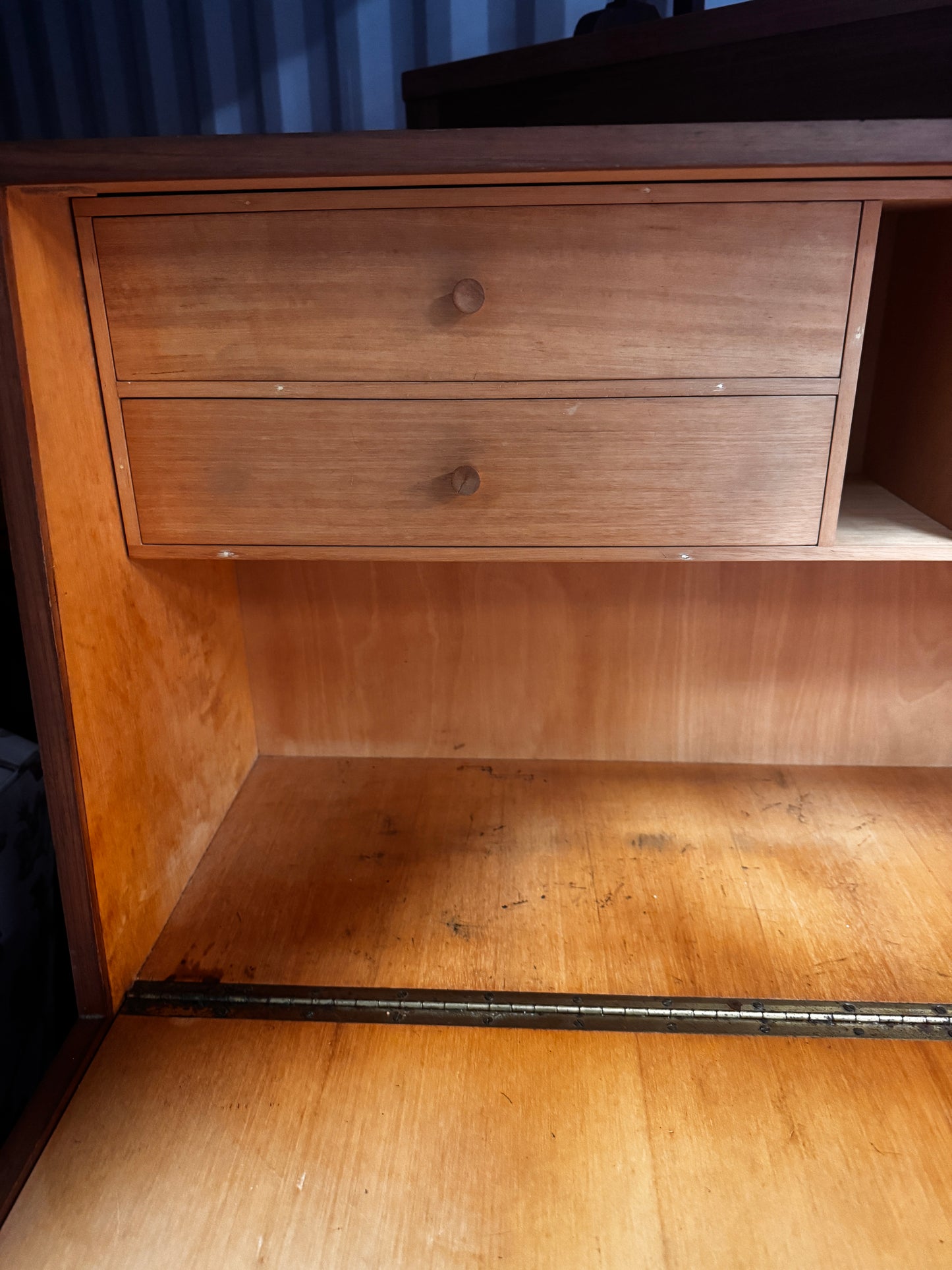 Noblett Mid-Century Teak Bureau Desk