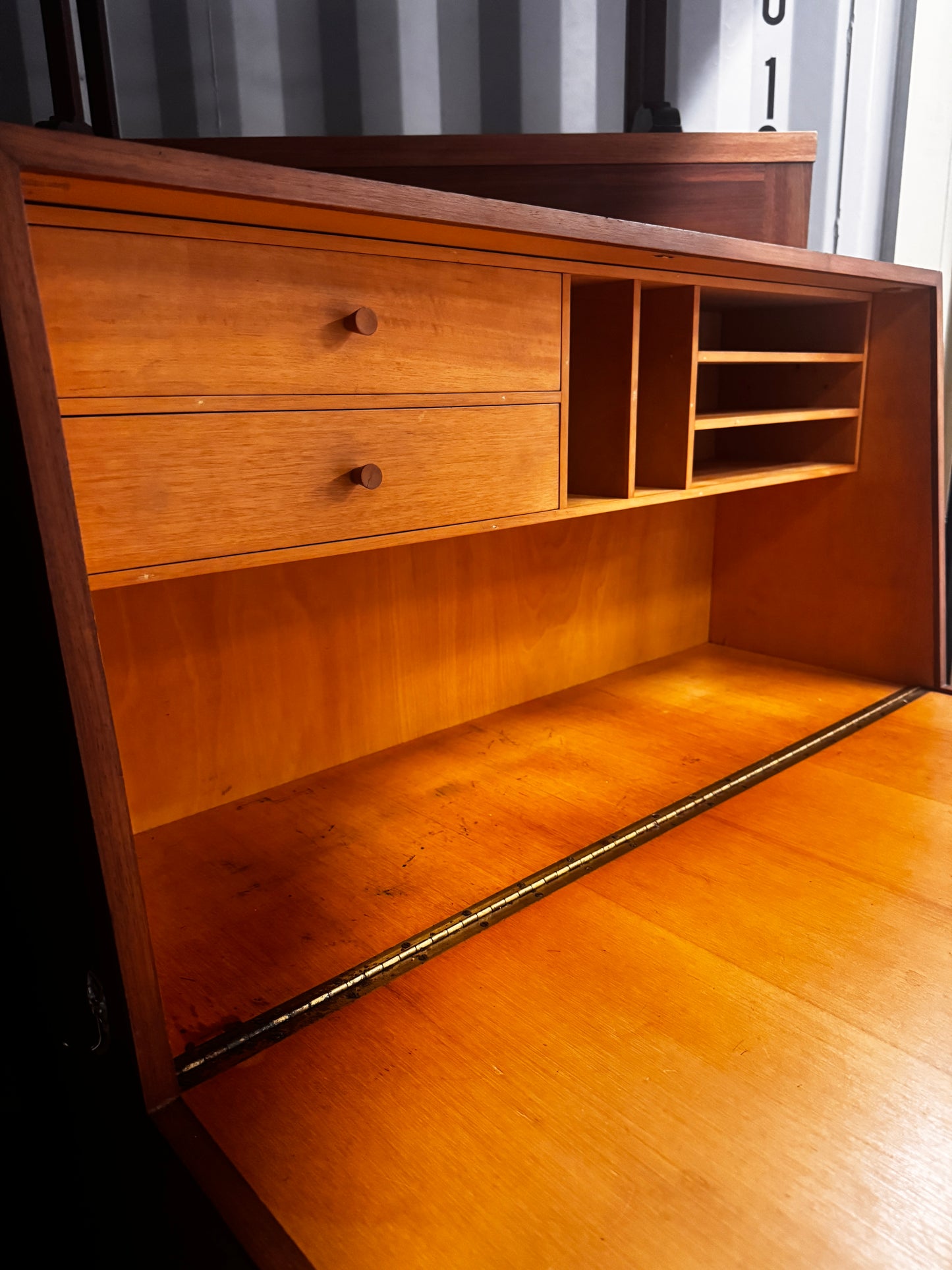 Noblett Mid-Century Teak Bureau Desk