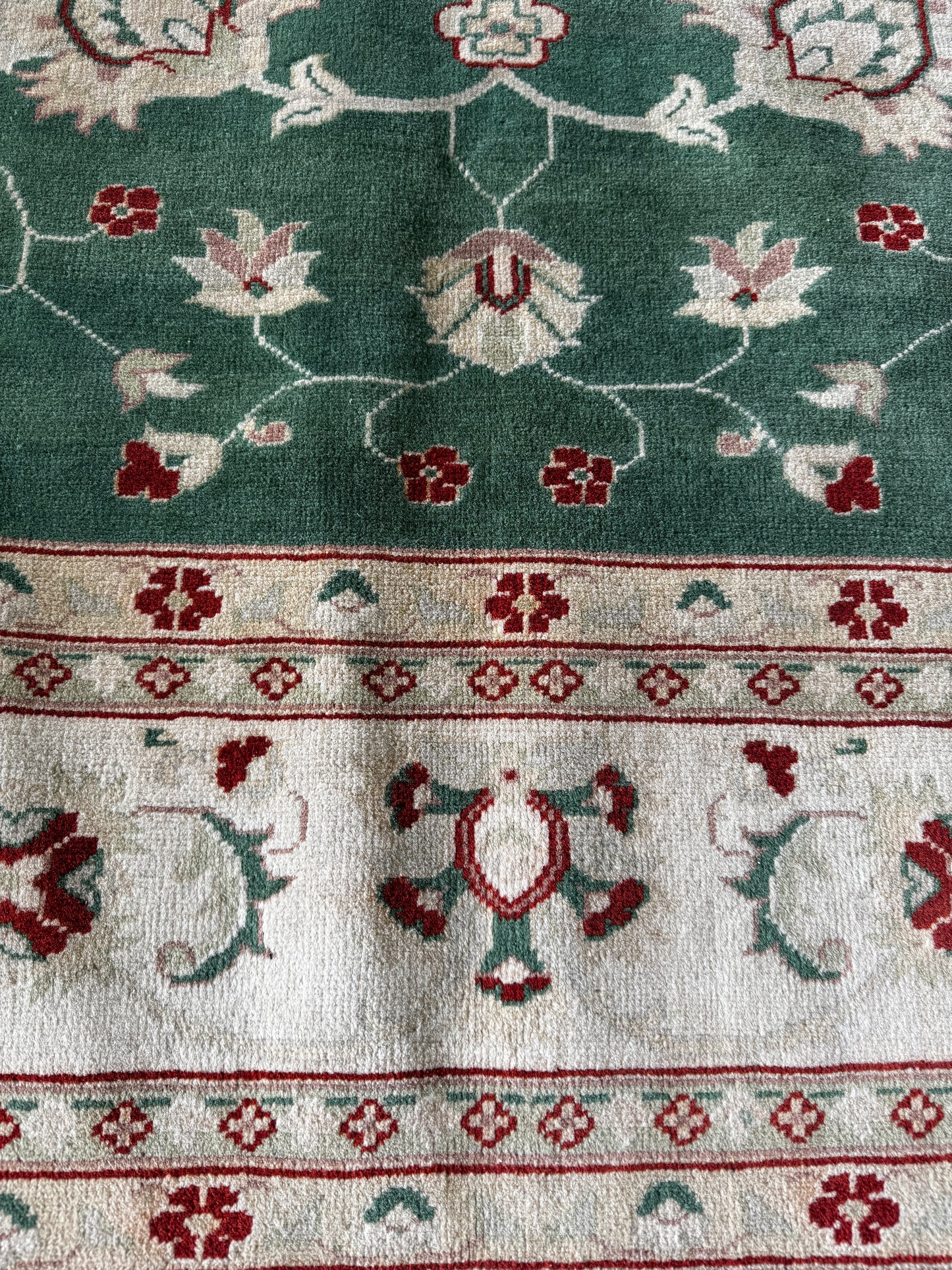 Hand-woven Afghan Chobi Rug — 2.85 × 2.00 m