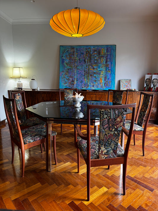 Wallace Furniture, Modernist dining table, 1960-1970