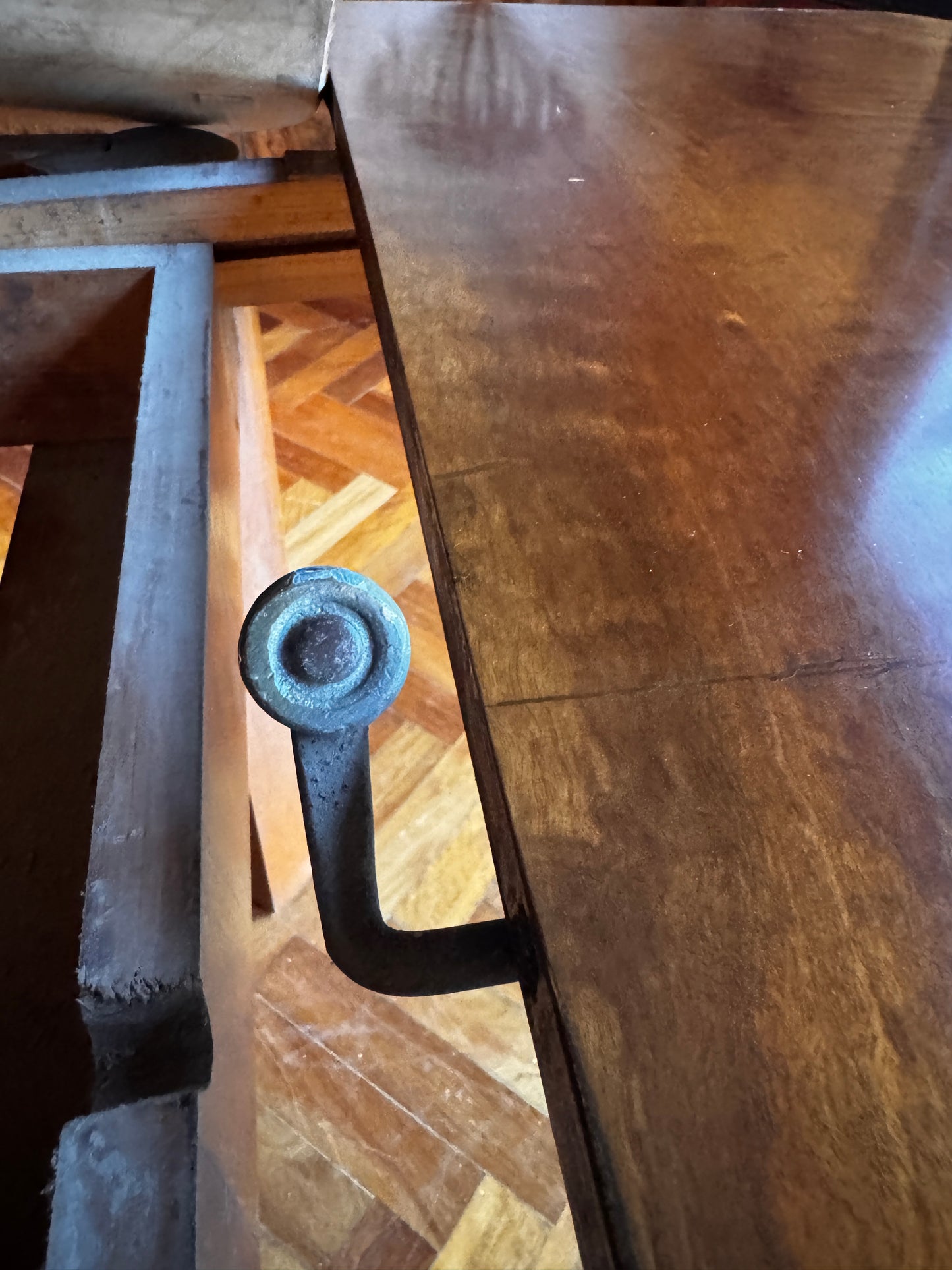 Czech Art Deco Walnut Burl Extending Dining Table | Circa 1925–1935
