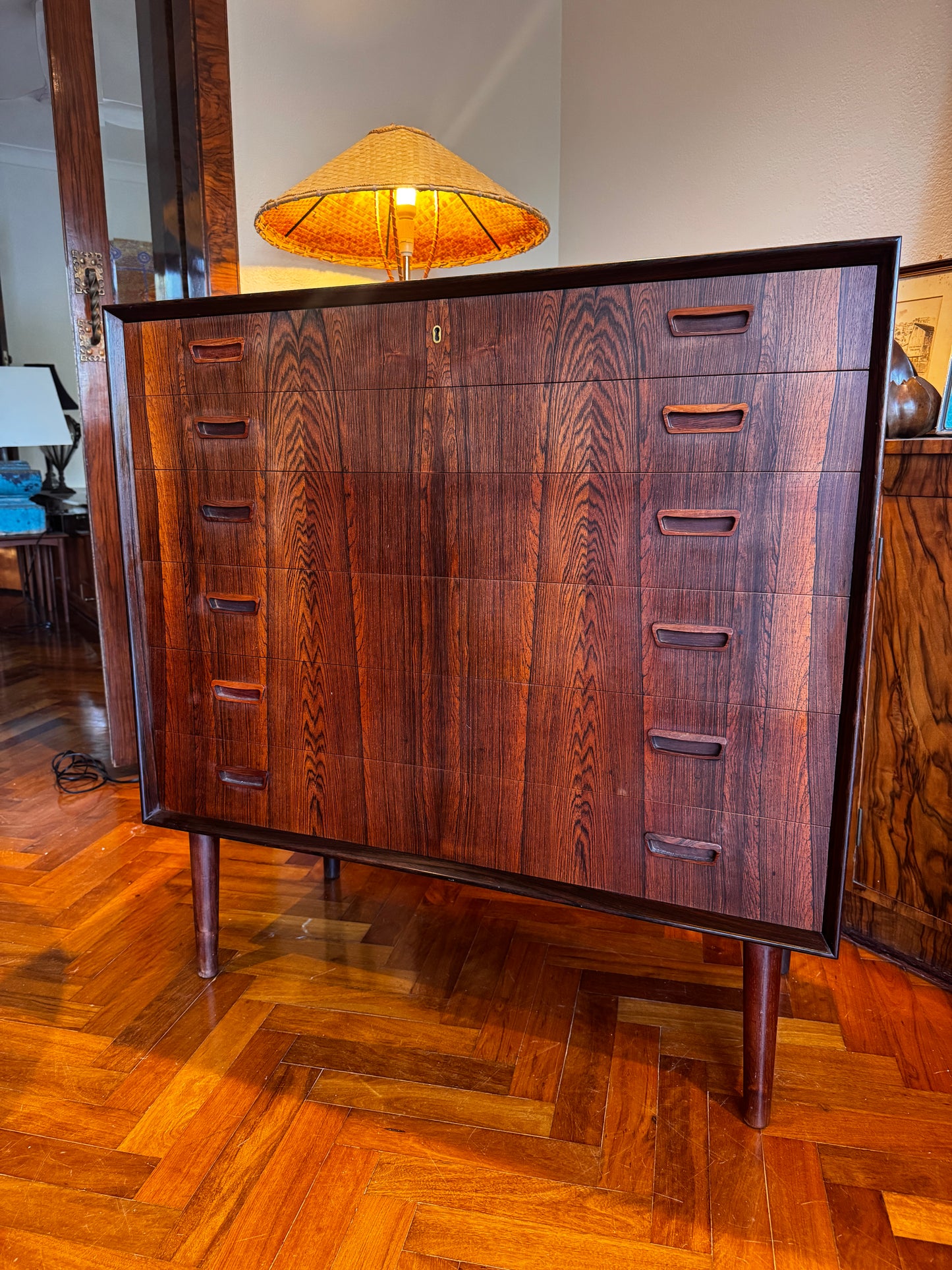 Johanne Sorth Brazilian Rosewood Tallboy / Chest of Drawers