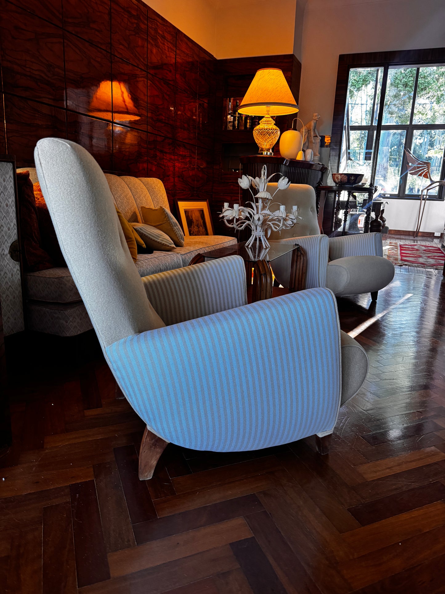 Italian Sleepy Hollow Lounge Chairs
— Sold as a Pair