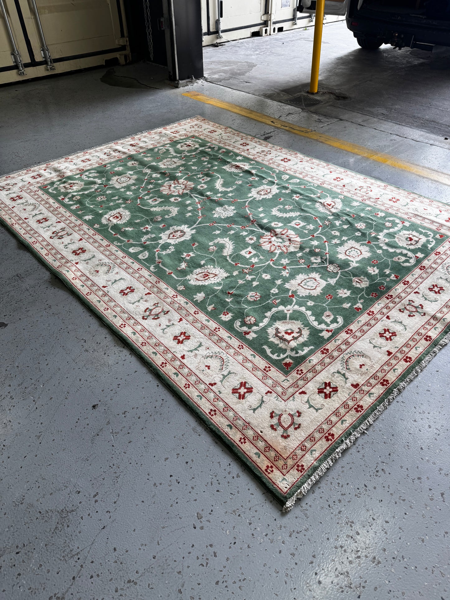 Hand-woven Afghan Chobi Rug — 2.85 × 2.00 m