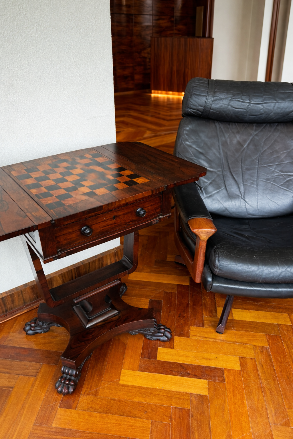 1840s Rosewood Games Table