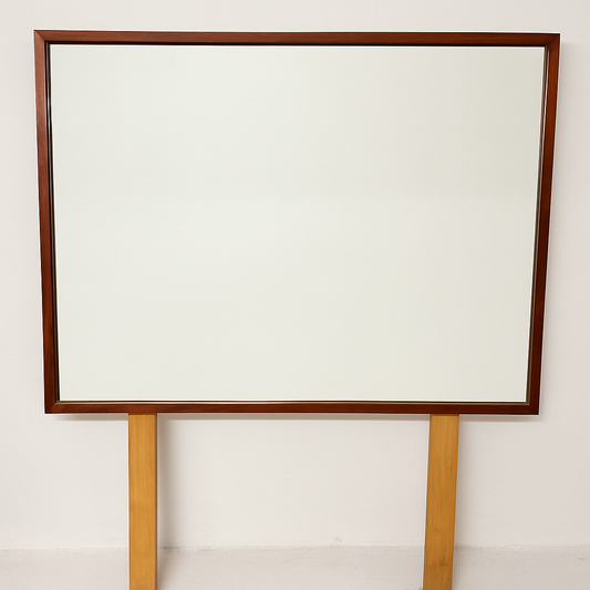 Solid teak mirror by Parker, 1970