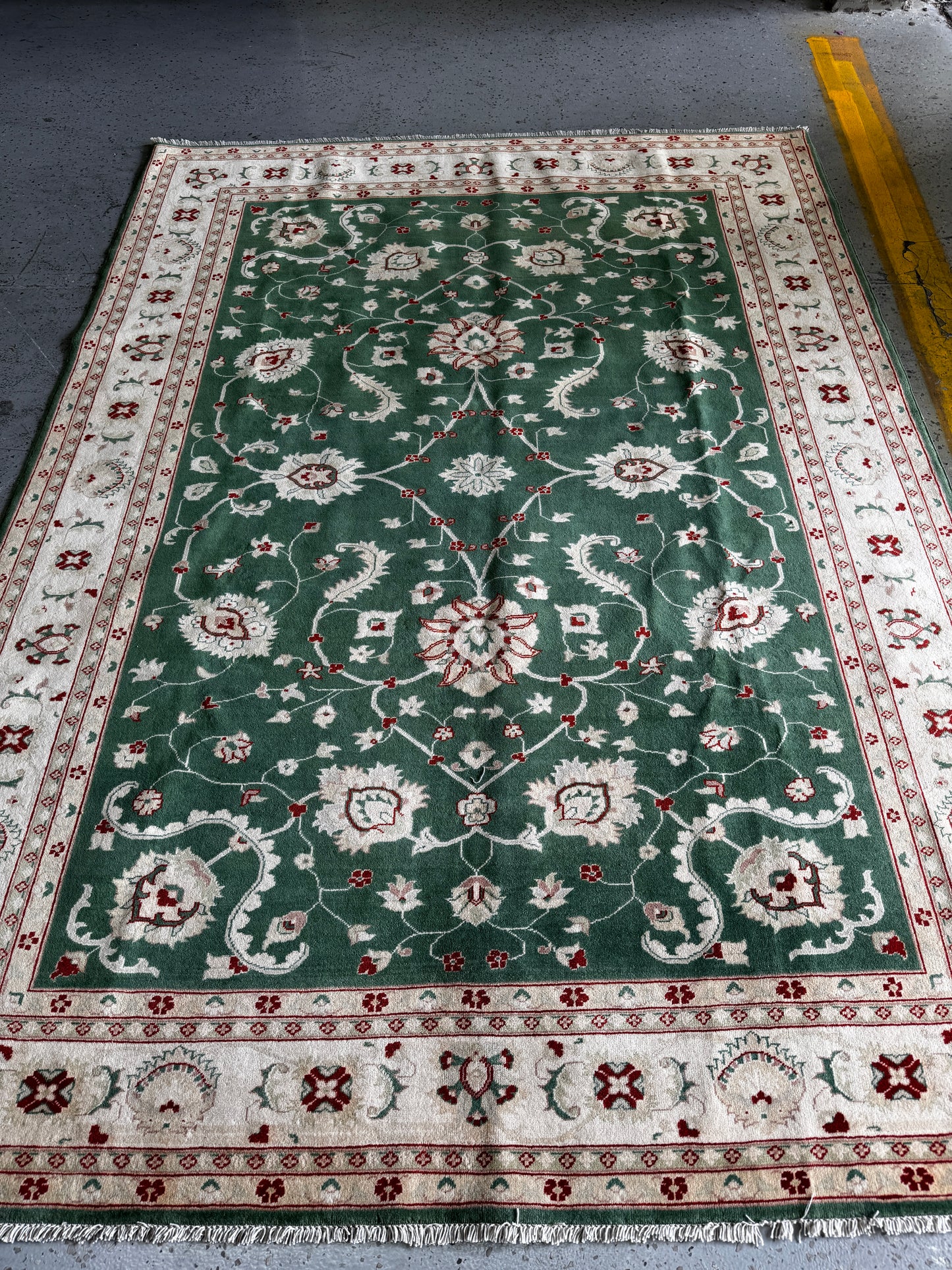 Hand-woven Afghan Chobi Rug — 2.85 × 2.00 m