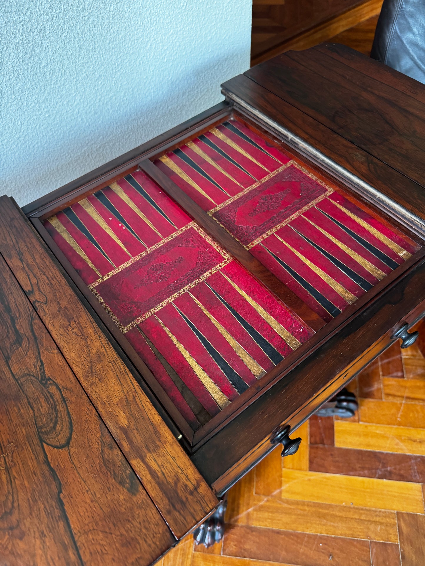 1840s Rosewood Games Table