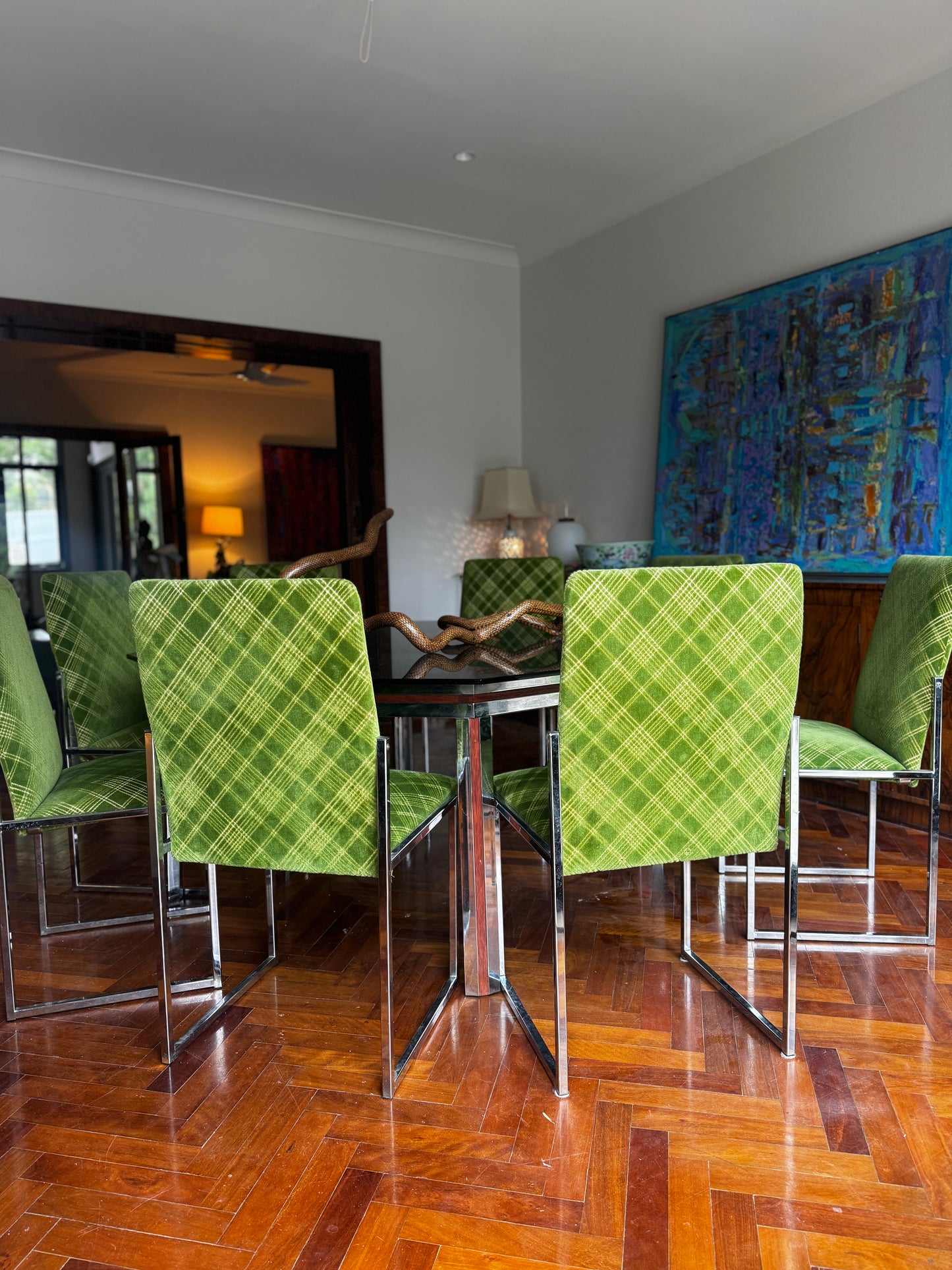 Wallace Furniture Dining Suite (1960–1970), 8 chairs