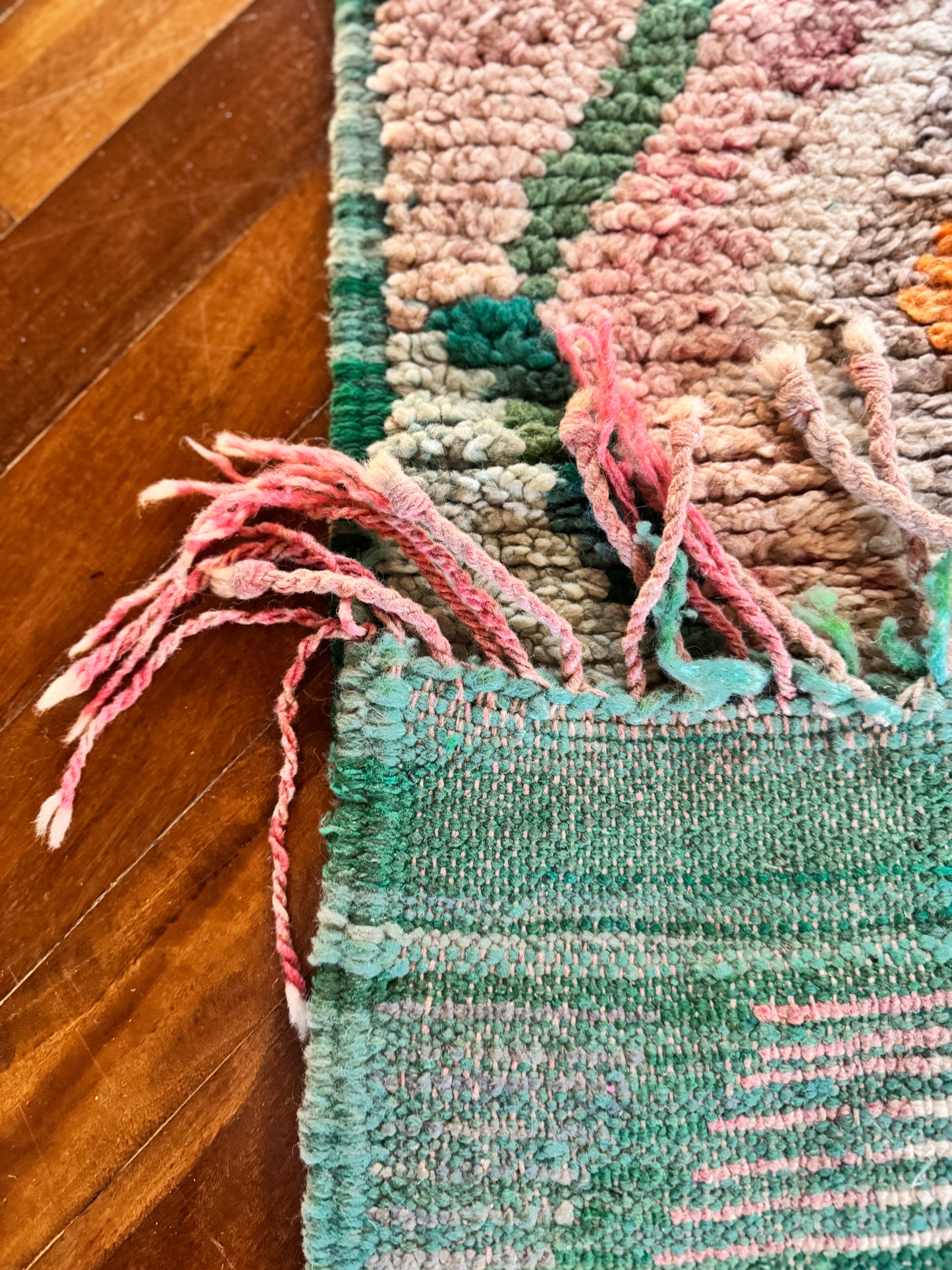 Vintage Moroccan Berber Runner – Boujad, c. 1960s–1970s