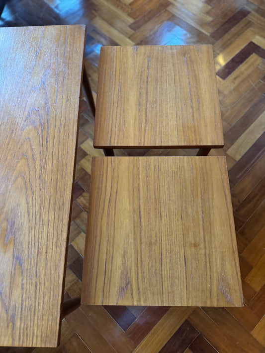 Mid-Century Nest of Tables (Set of Three)