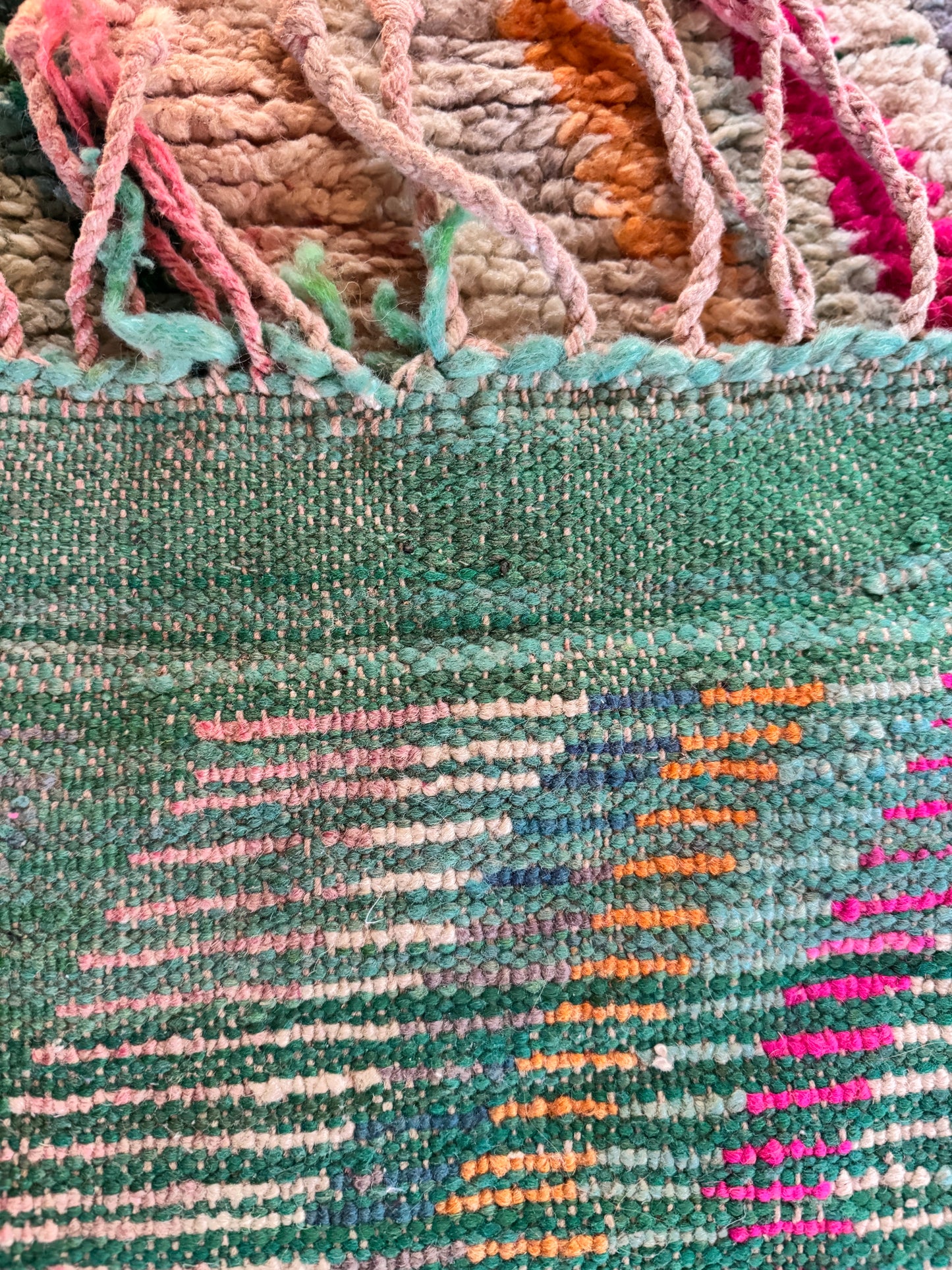 Vintage Moroccan Berber Runner – Boujad, c. 1960s–1970s