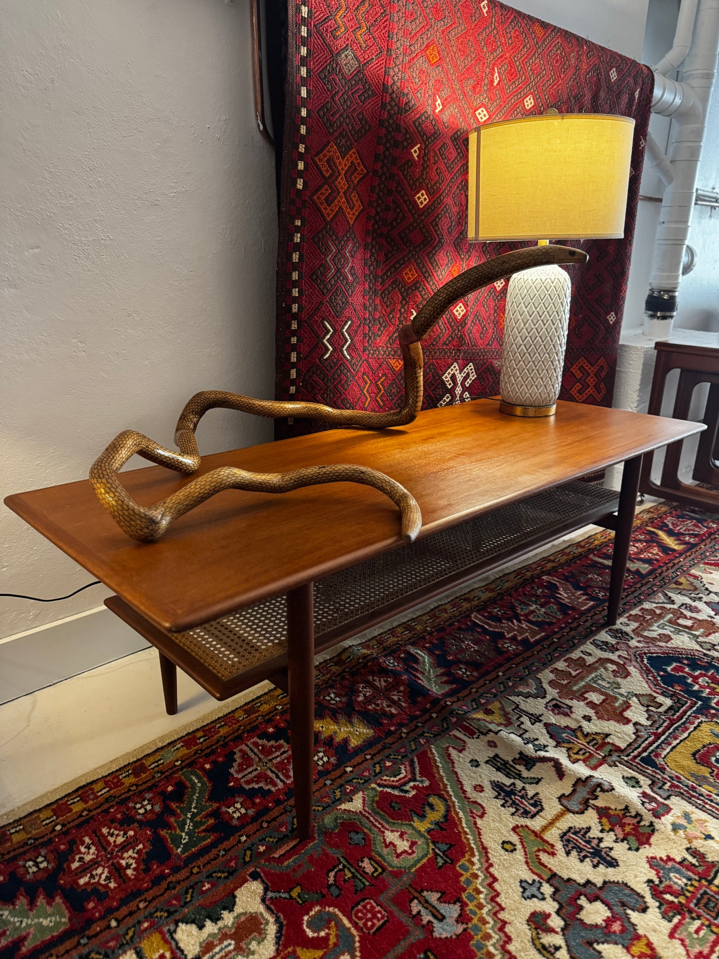 XL 2 tier Parker coffee table, Nordic Collection 1960s