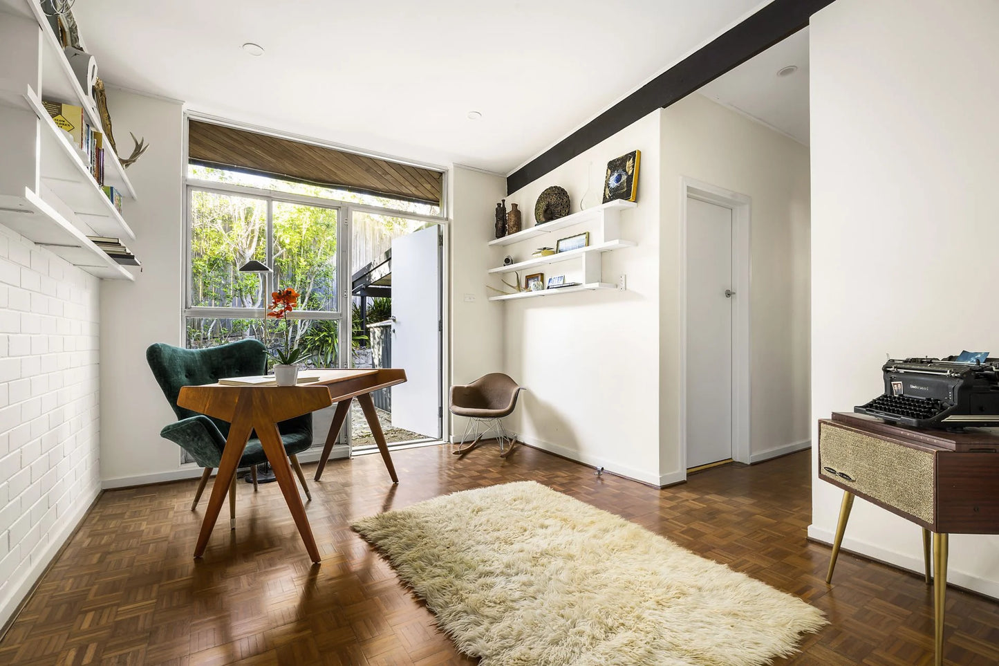 Mid Century scissor desk by Helmut Magg, 1950