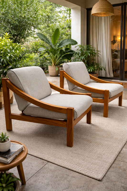 Pair of Interform Lounge Chairs