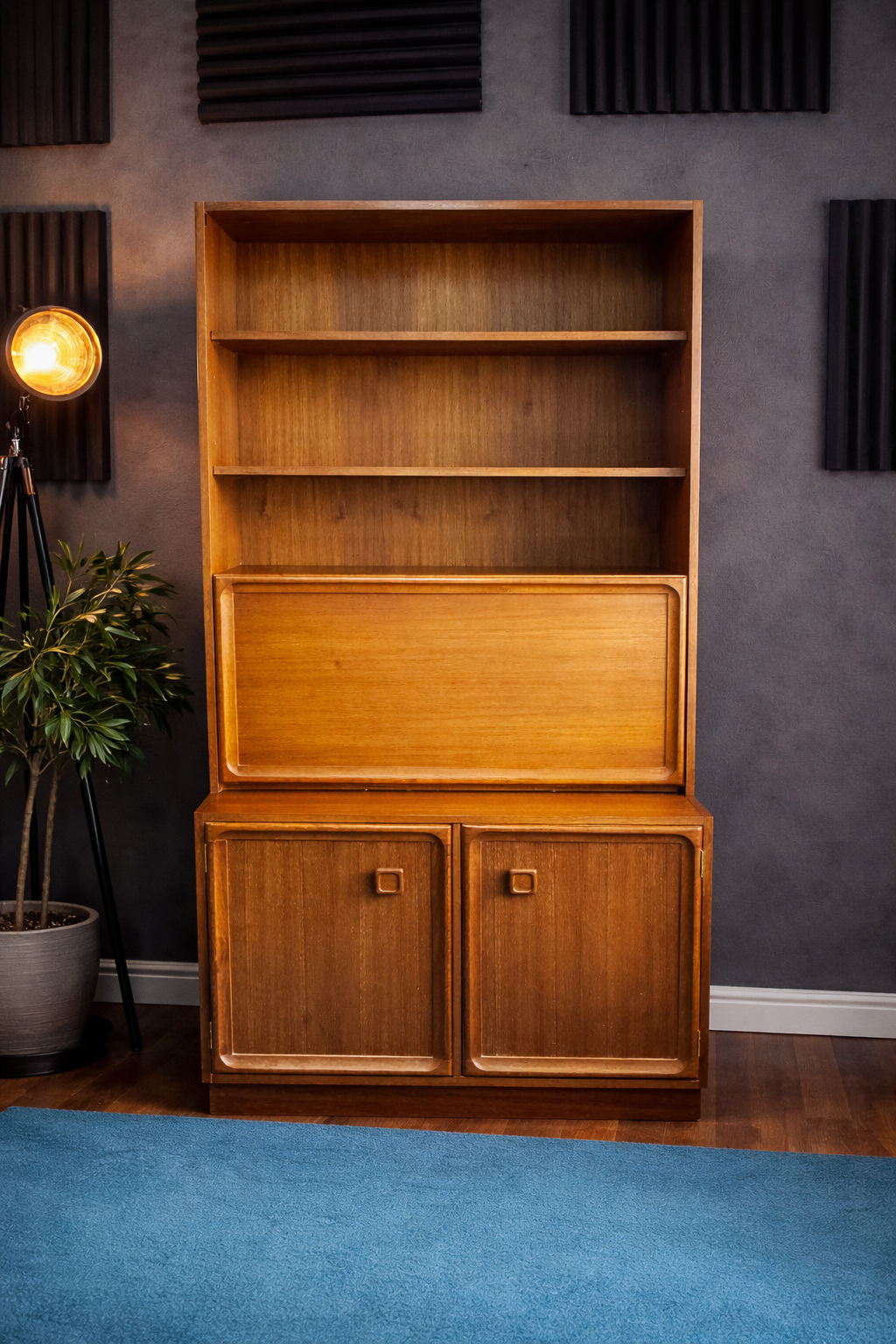 Parker Furniture Secretary / Bureau Cabinet – Two girls and a container