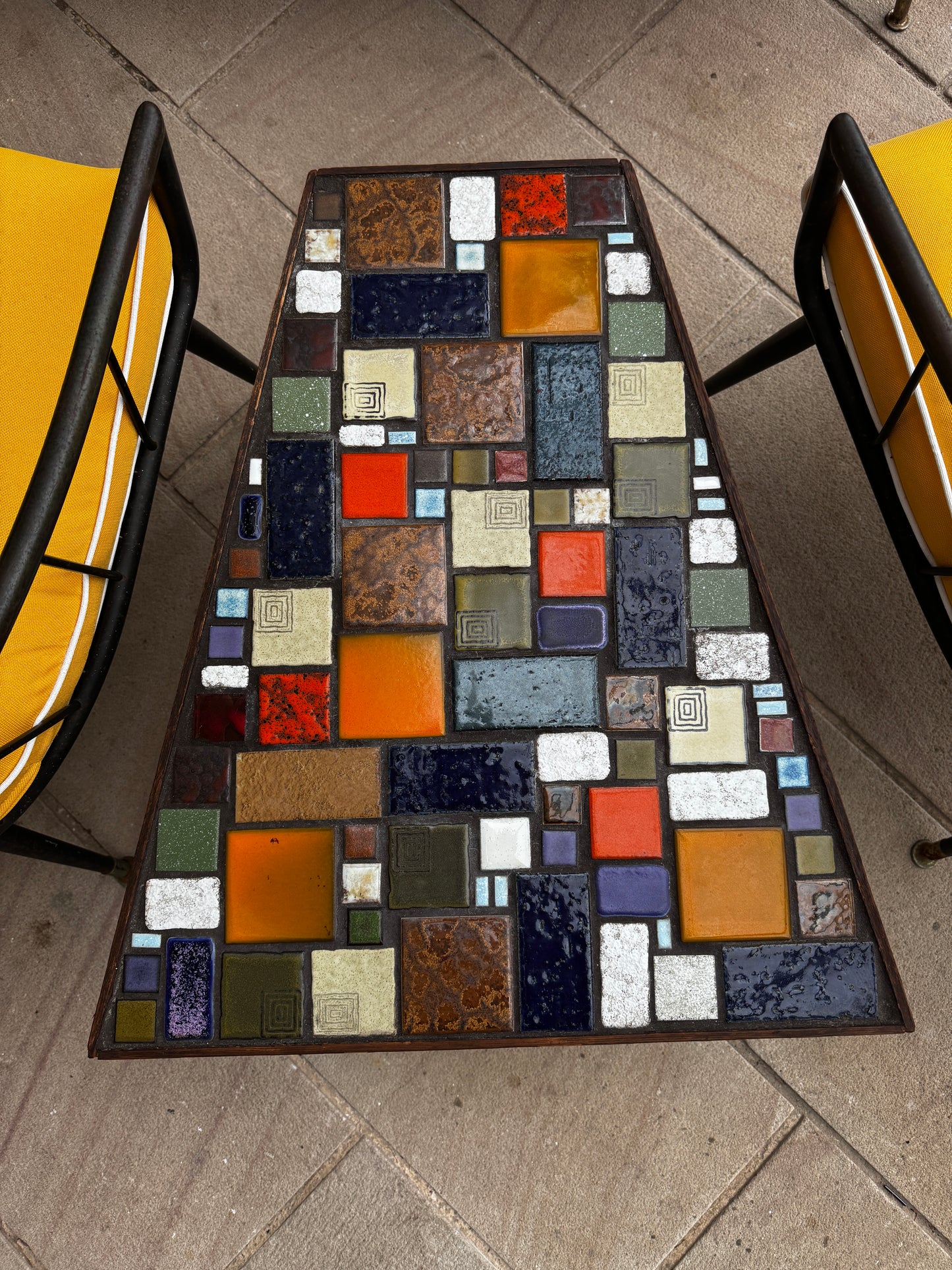 Modernist Mosaic Tile Coffee Table