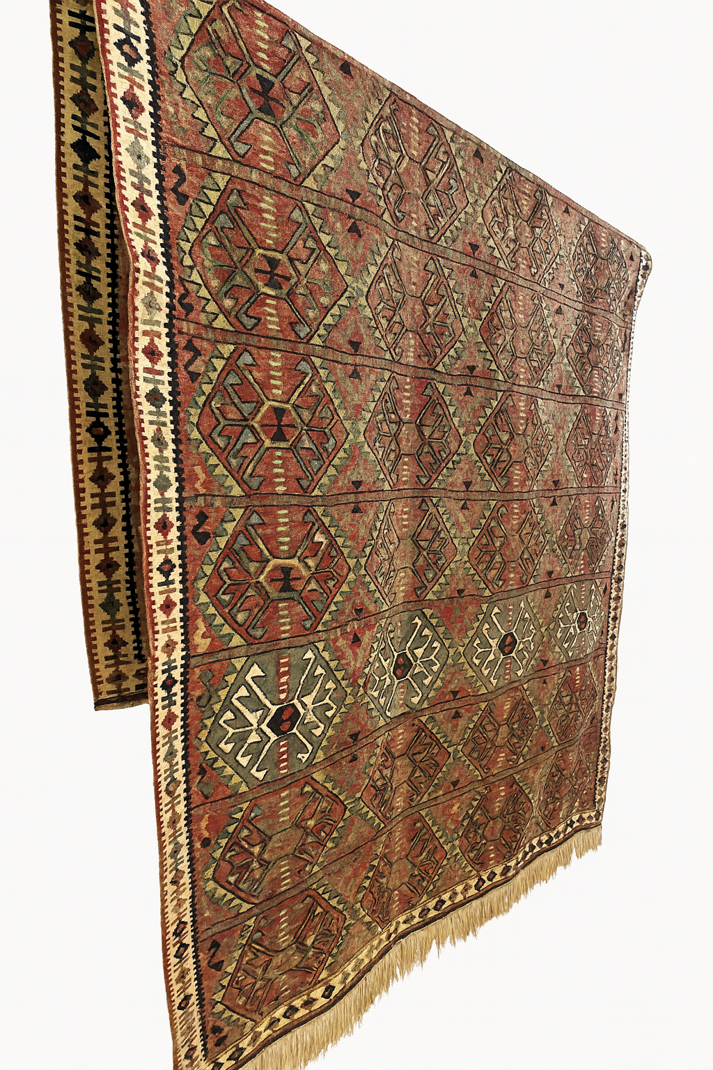 Handwoven Kilim Rug – Double-Sided, 1940-1950