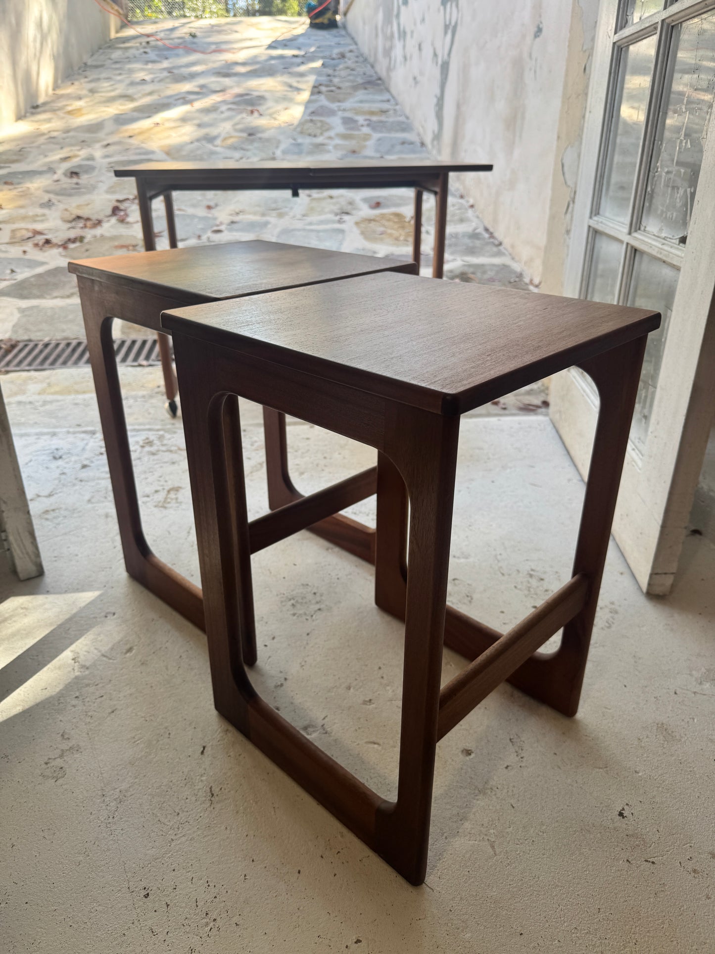 McIntosh of Scotland – Triform Nesting Tables 1960s