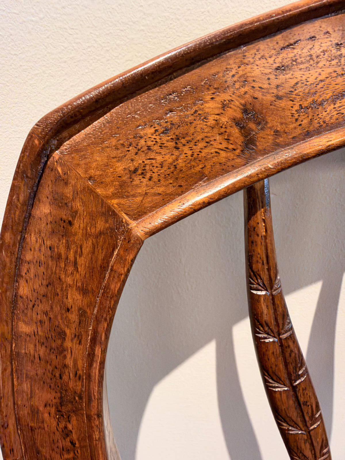 Pair of English Regency-Style Rush-Seated Armchairs