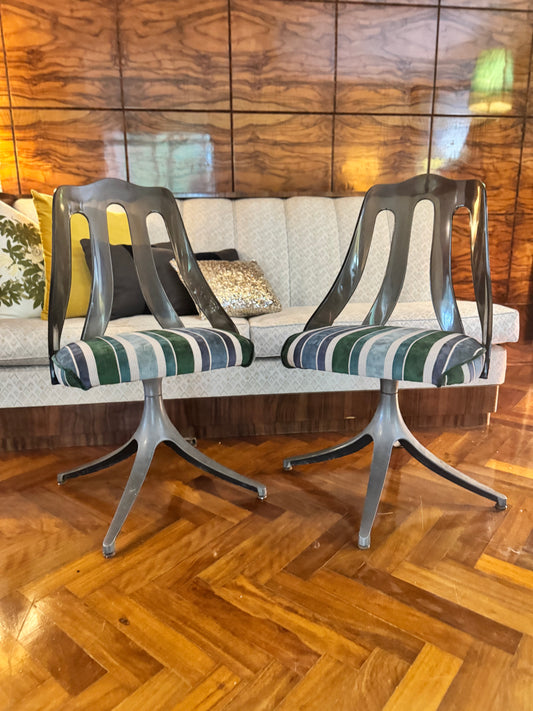 1960s Modernist dining chairs by Howell, USA
