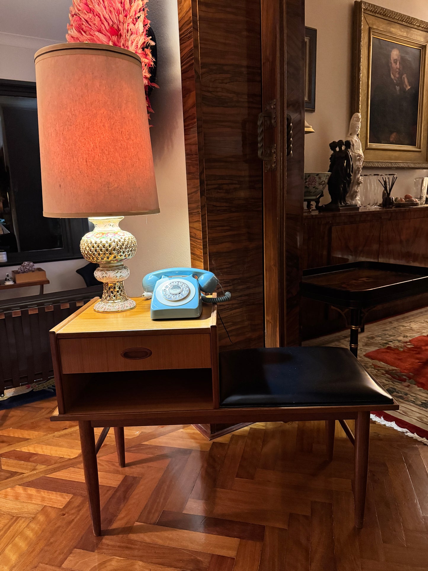 Mid Century Telephone Table