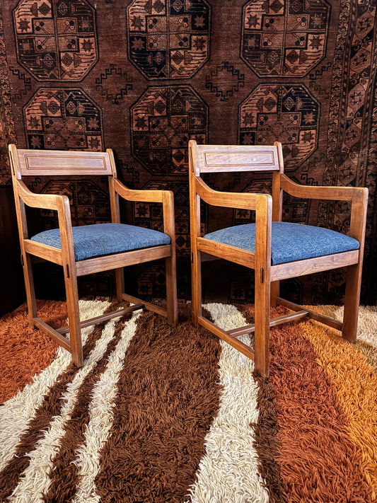 Dining chairs by Torrente, c 1970 South Africa