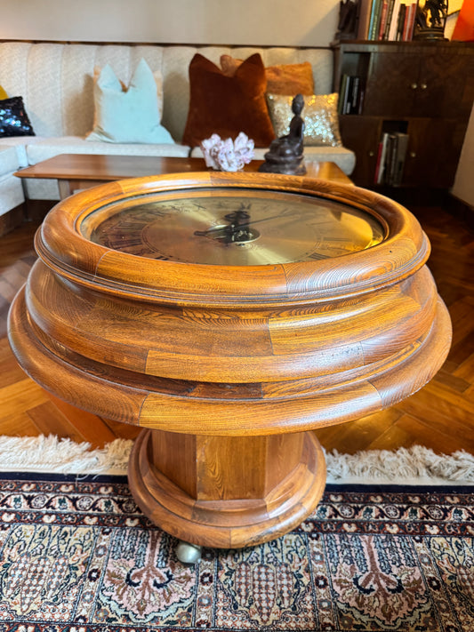 Korean Seisekowa  Clock Table, 1970S