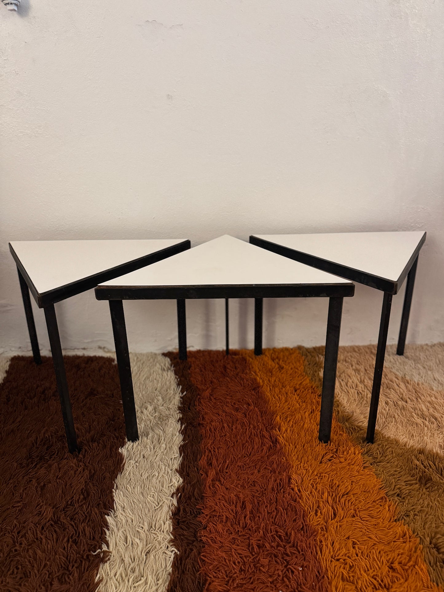 Set of 3 Modernist Triangular Tables – Australia, c.1960s