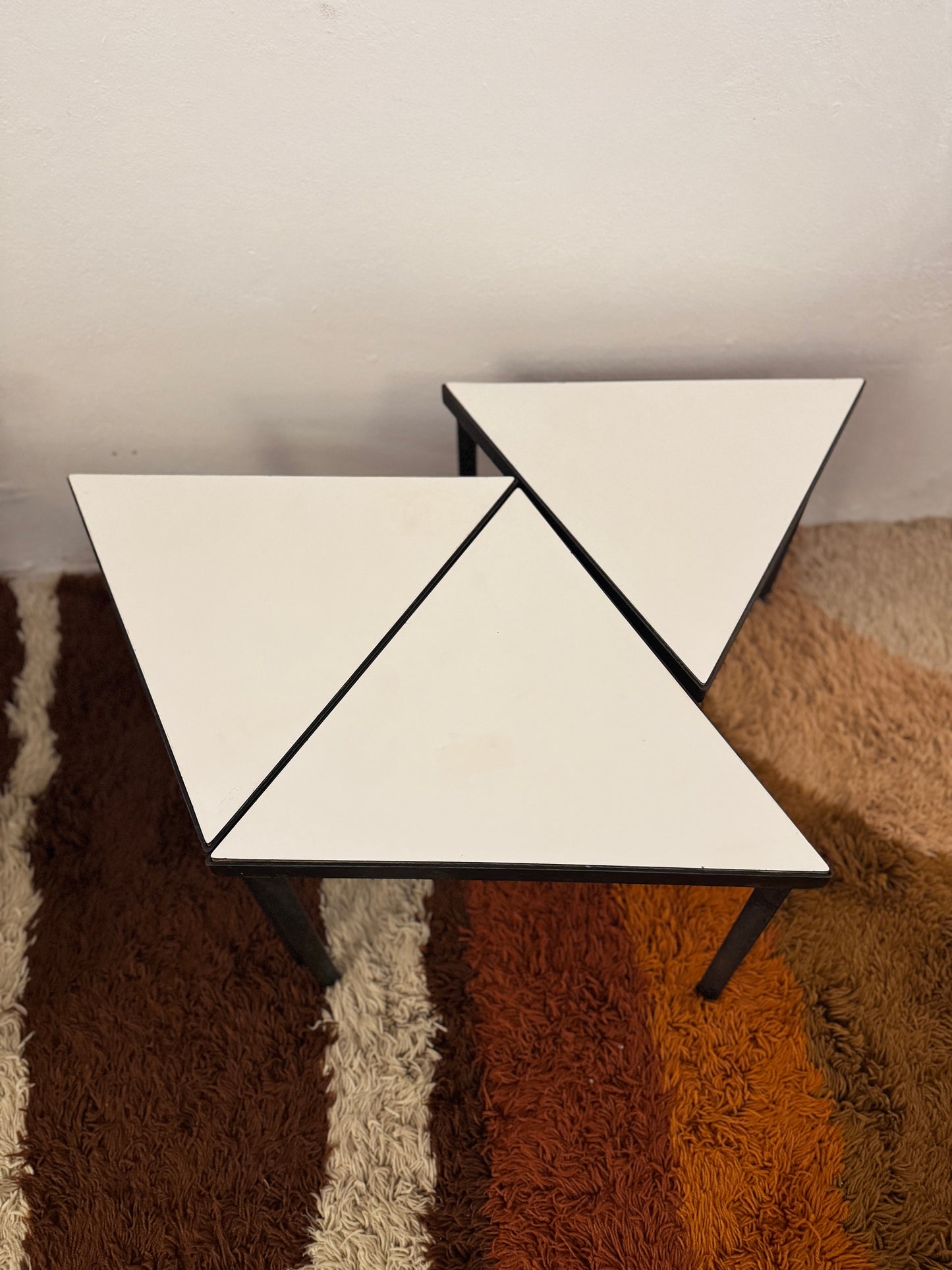 Set of 3 Modernist Triangular Tables – Australia, c.1960s