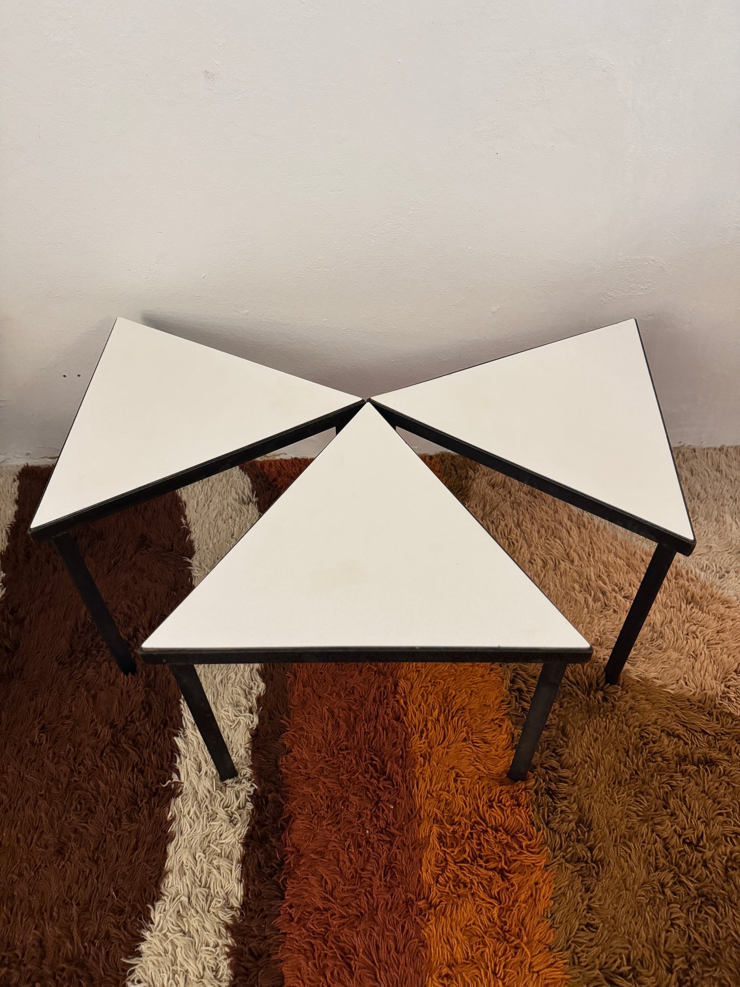 Set of 3 Modernist Triangular Tables – Australia, c.1960s