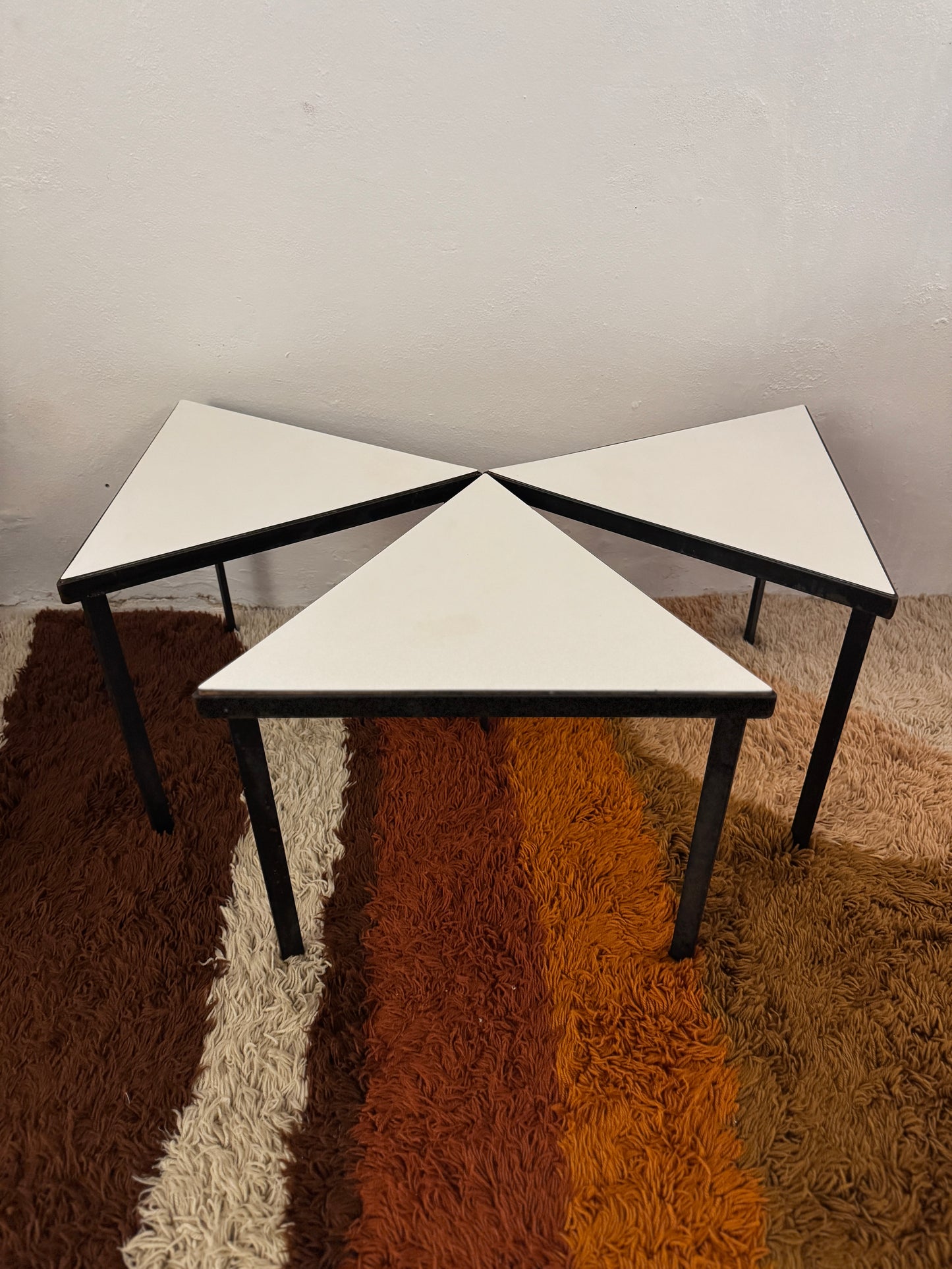 Set of 3 Modernist Triangular Tables – Australia, c.1960s