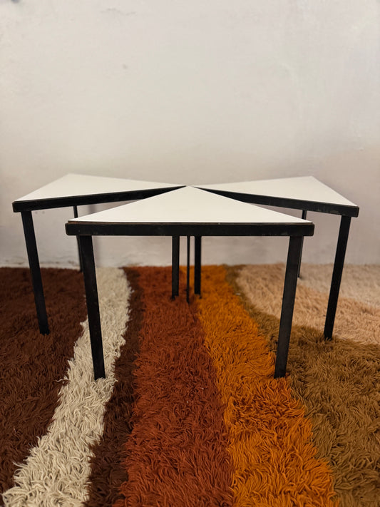 Set of 3 Modernist Triangular Tables – Australia, c.1960s