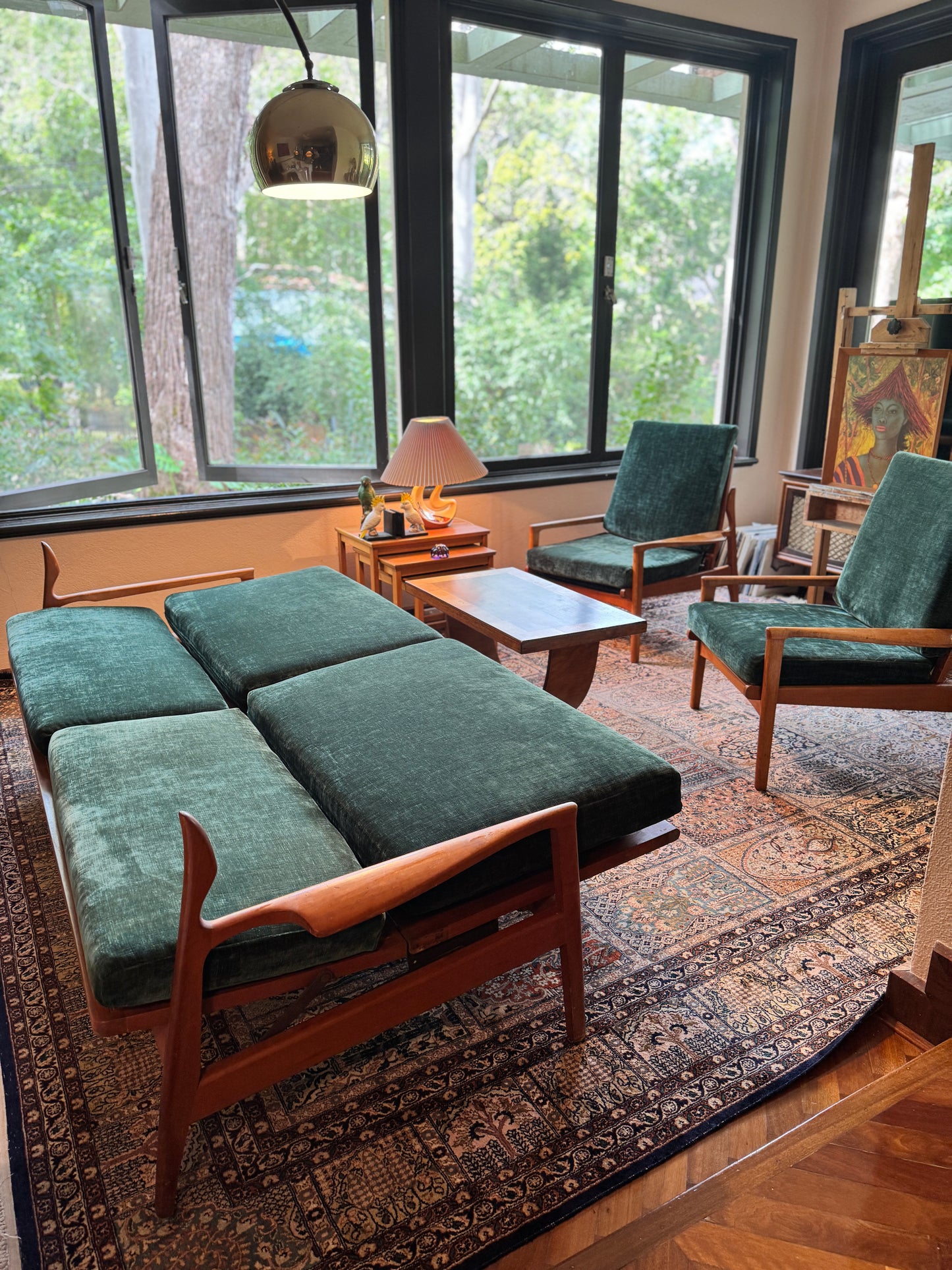 Fler Narvik day/night lounge with rattan back