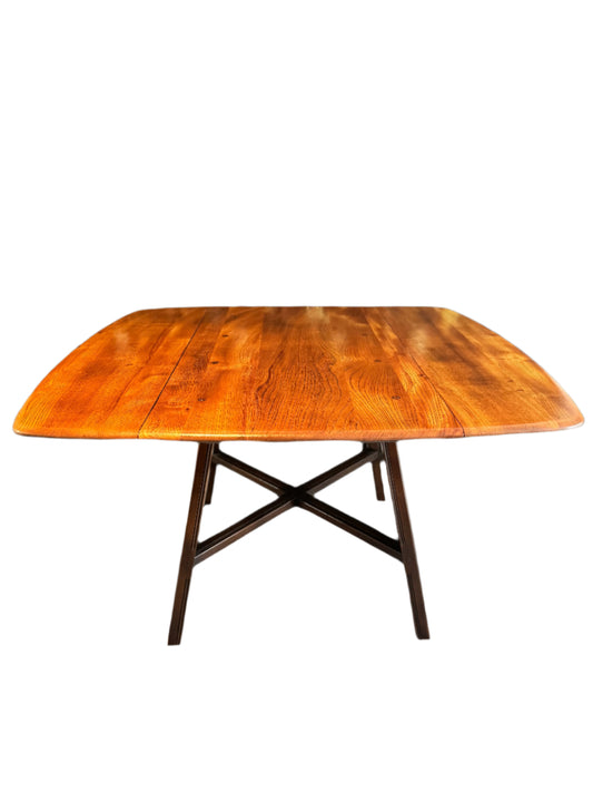 1950s Ercol Blue Label 500 drop leaf dining table