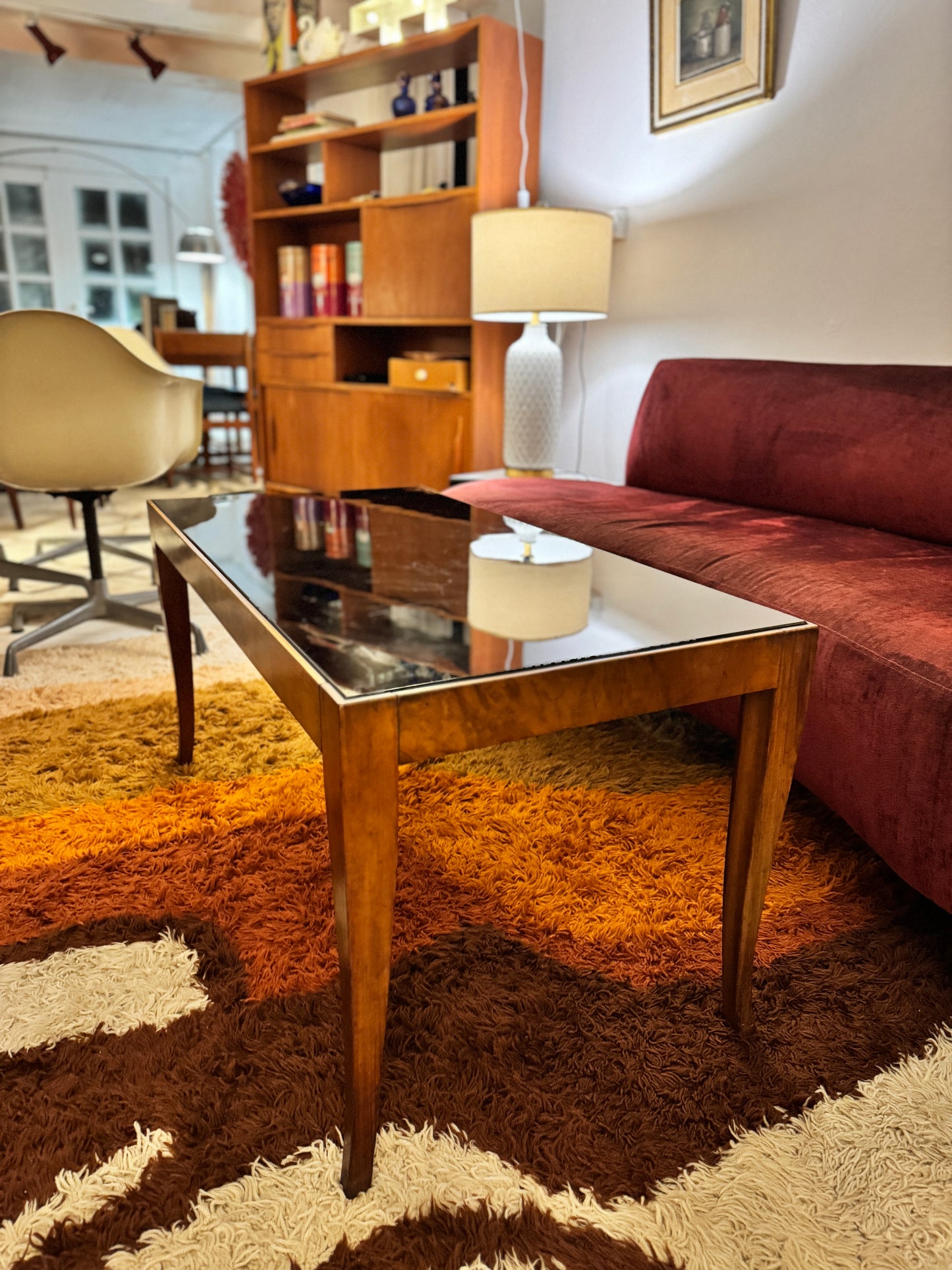 Paul Kafka Coffee Table with Vitrolite Top – Australia, c.1950s