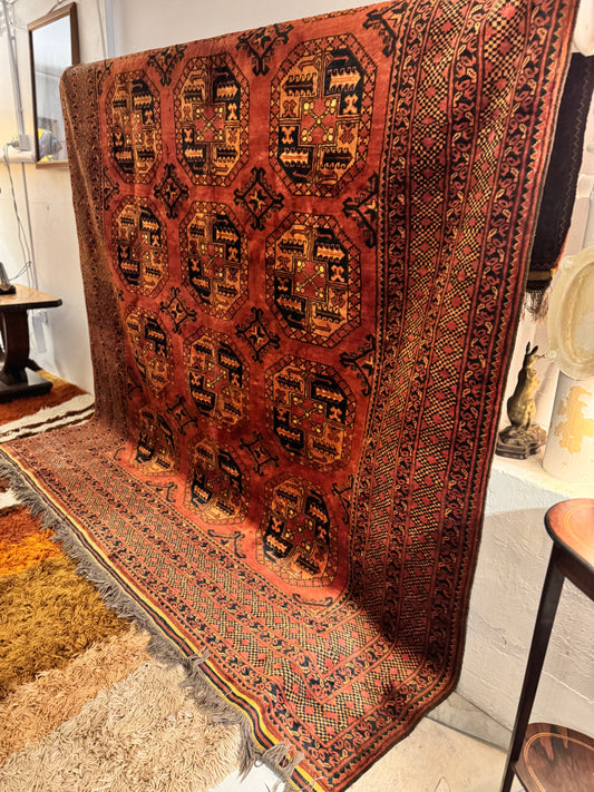 1940s Handwoven Ensari Rug
