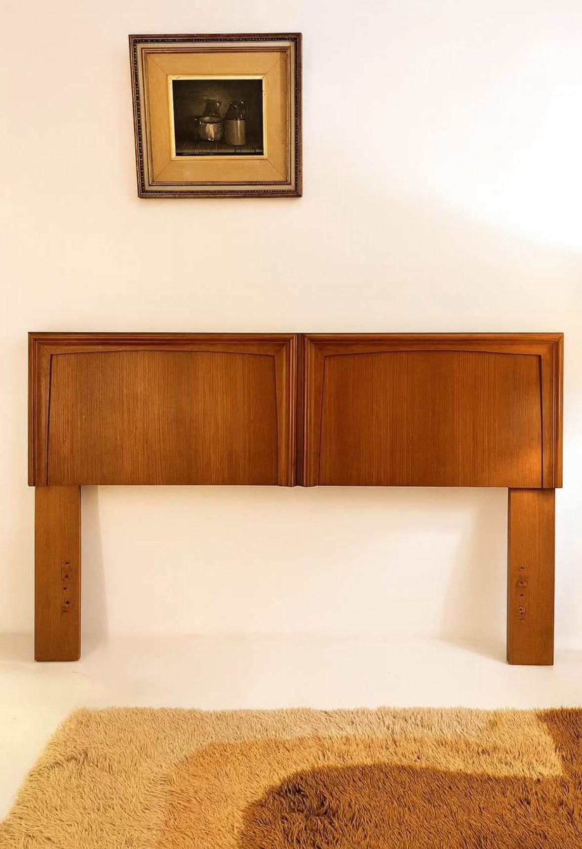 Mid-Century Queen Bedhead by Burgess, Australia