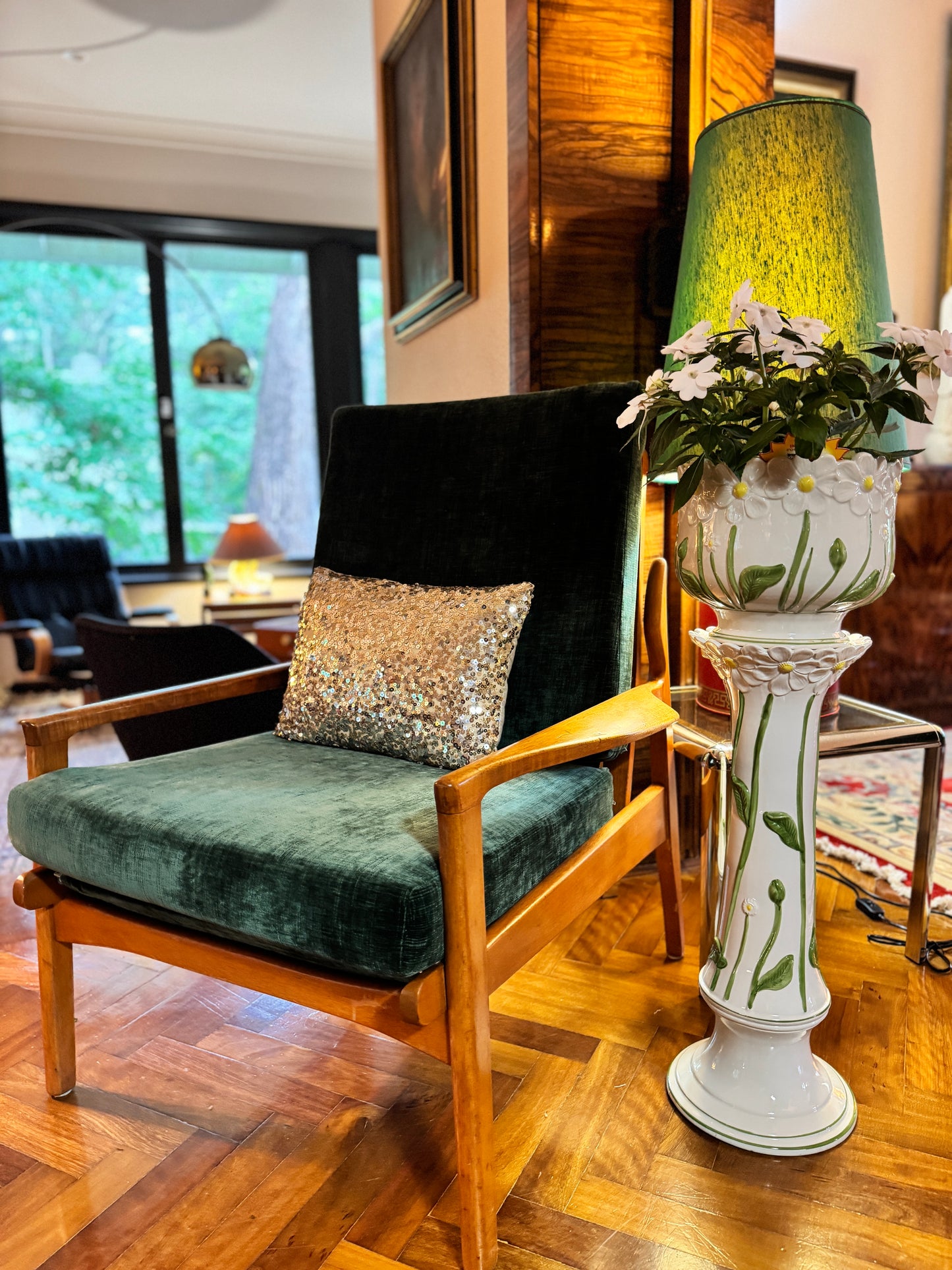 Fler Narvik day/night lounge with rattan back